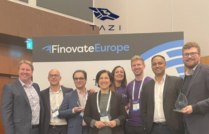 TAZI have been awarded Best of Show at Finovate Europe 2023